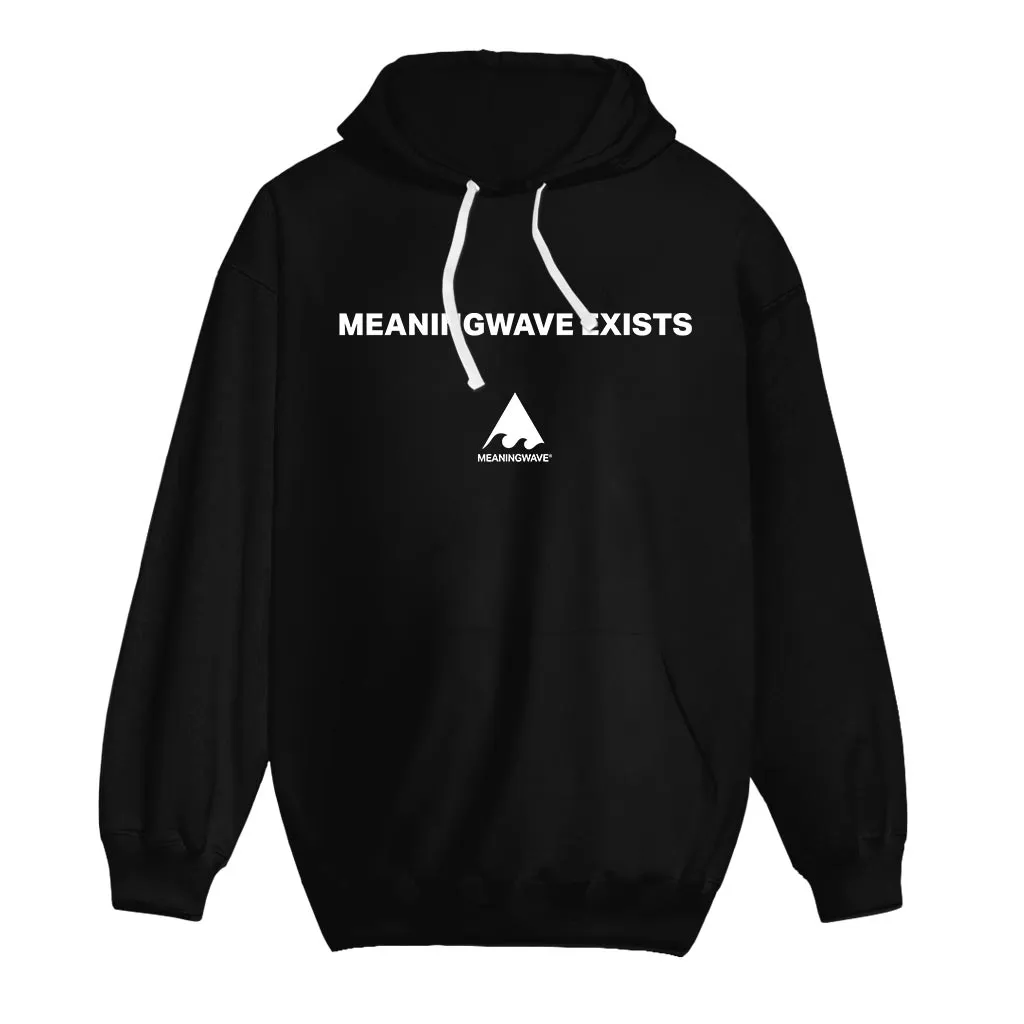 MEANINGWAVE EXISTS Cotton Hoodie