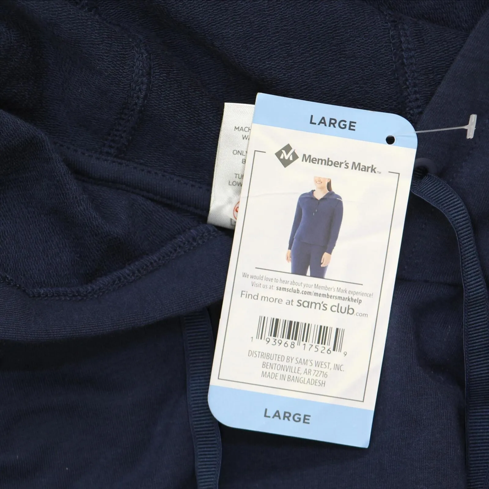 Member's Mark Women's Buttery Soft French Terry Lined Hoodie SAMW122003