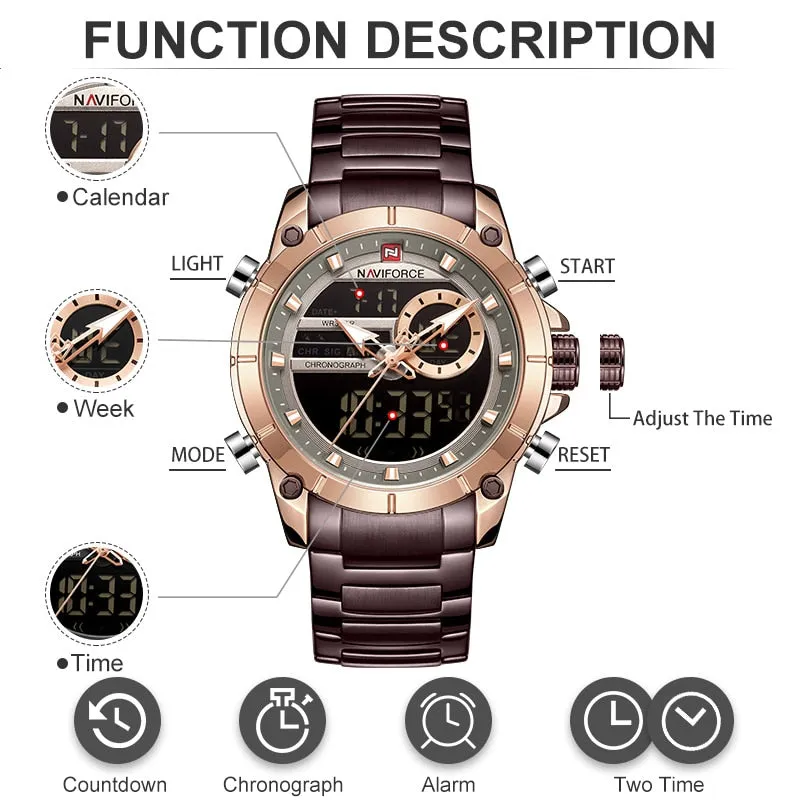 Men Watch Top Luxury Brand Men’s  Sports