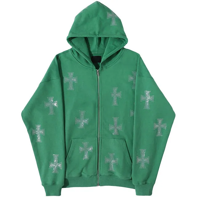 Men Zip-up Sweater