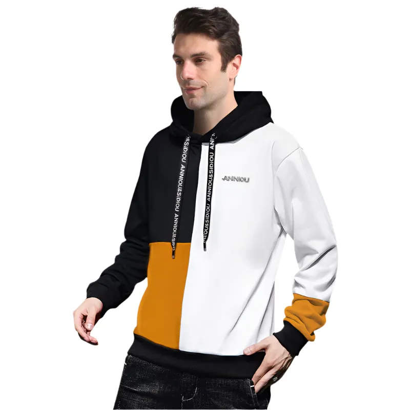 Men's Color Block Hoodie