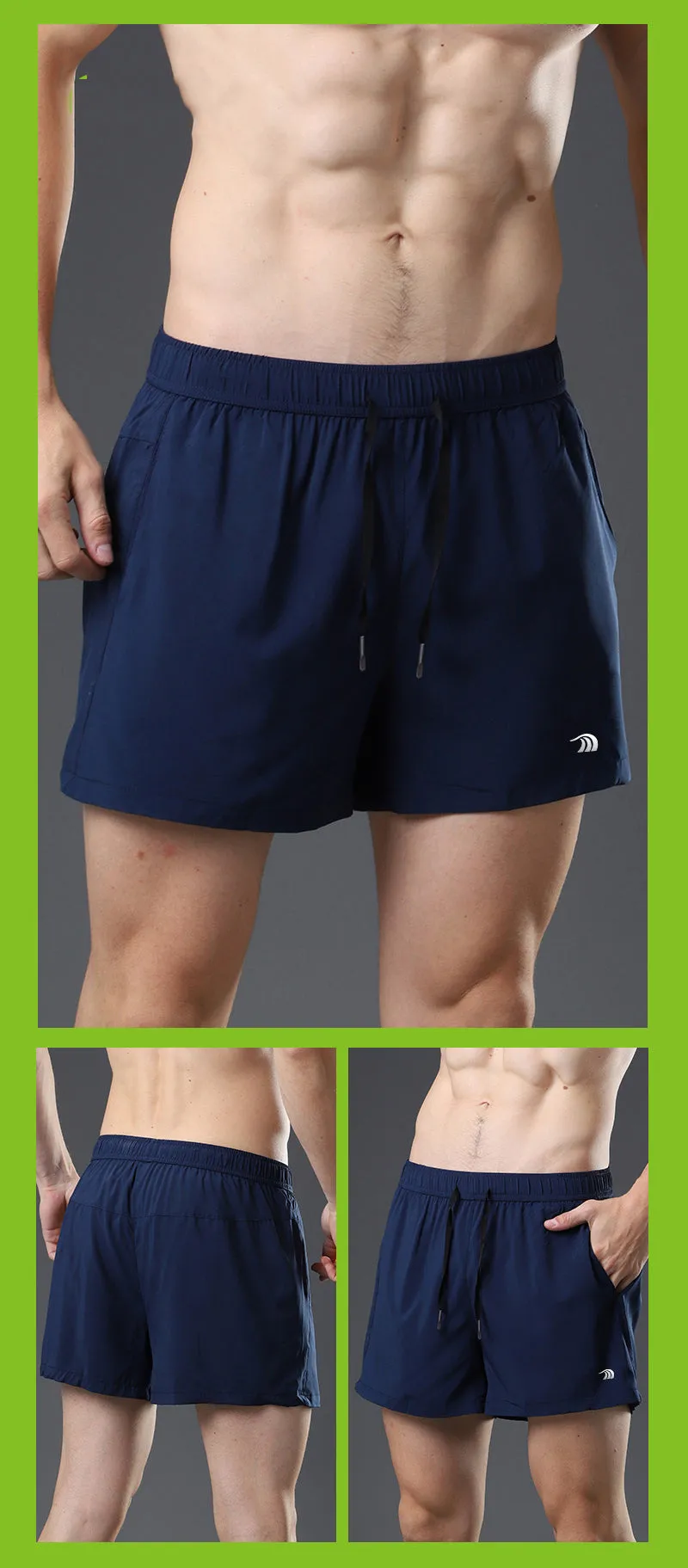Men's Double-layer Quick-drying Sports Shorts