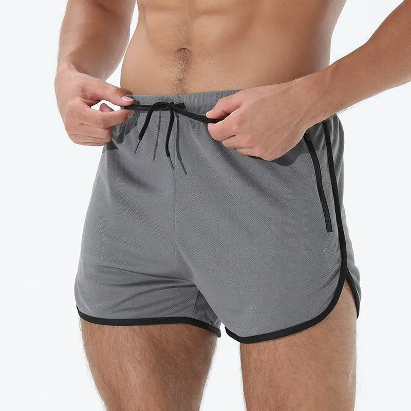 Men's Fashion Quick-drying Workout Zipper Pocket Shorts