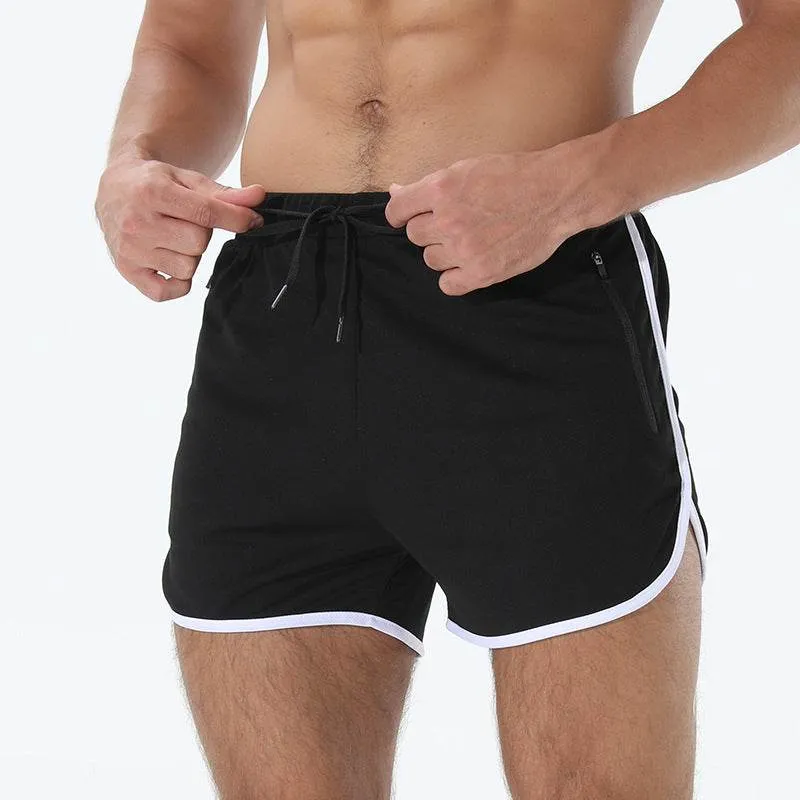 Men's Fashion Quick-drying Workout Zipper Pocket Shorts