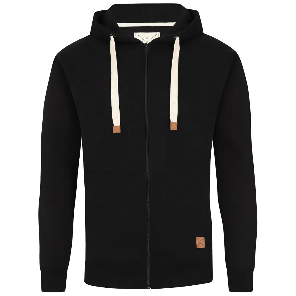 Men's Full Zip Fleece Hoodie - Charcoal