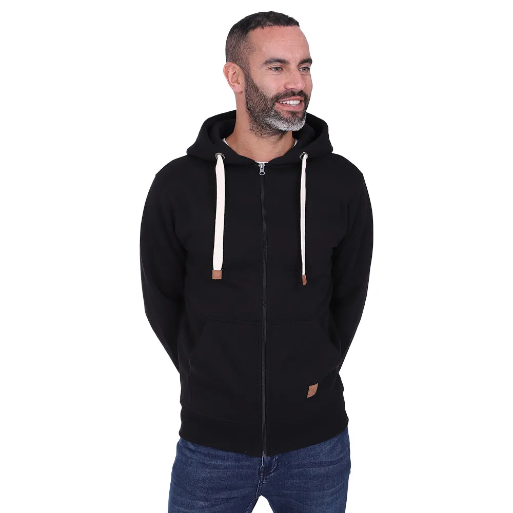 Men's Full Zip Fleece Hoodie - Charcoal