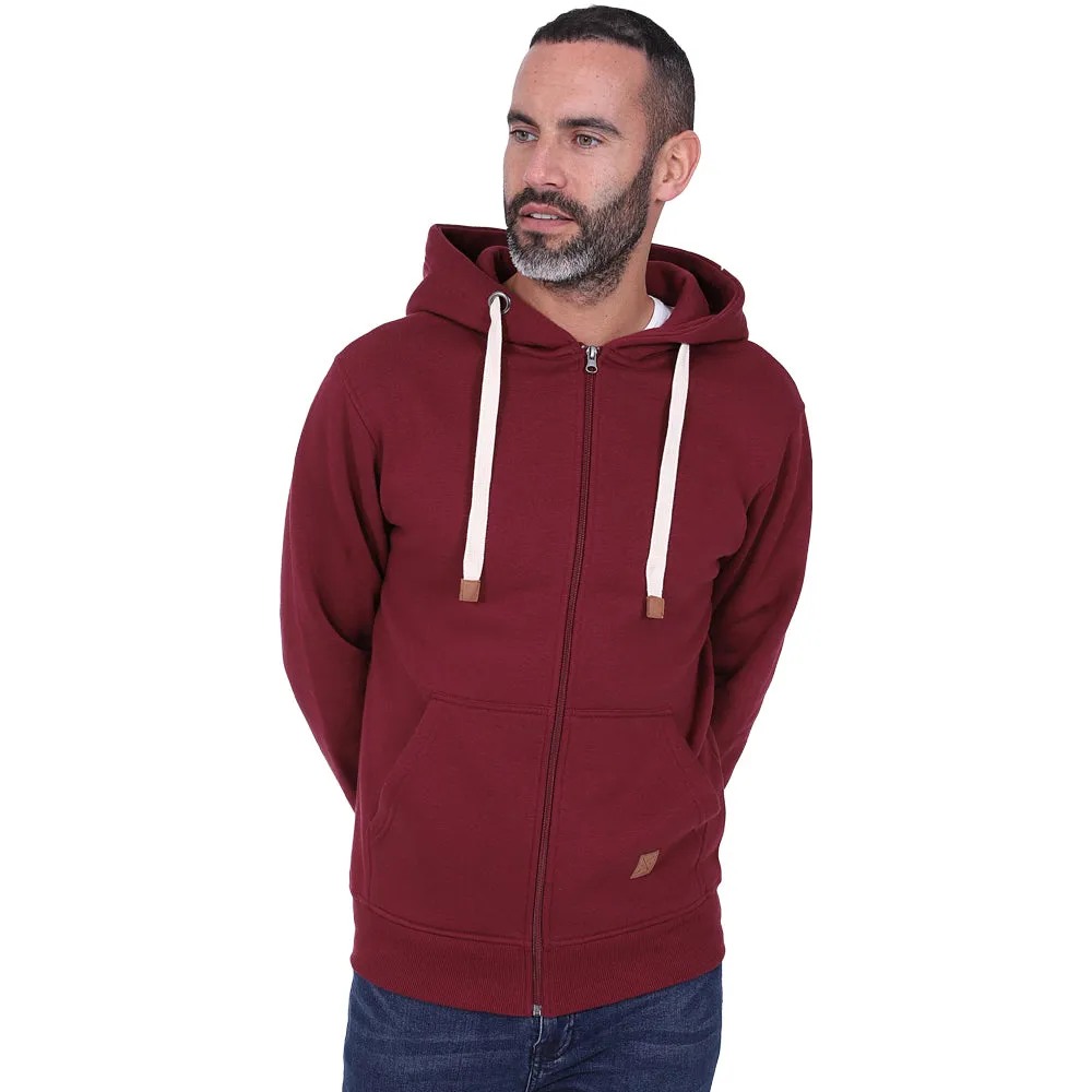 Men's Full Zip Fleece Hoodie - Charcoal