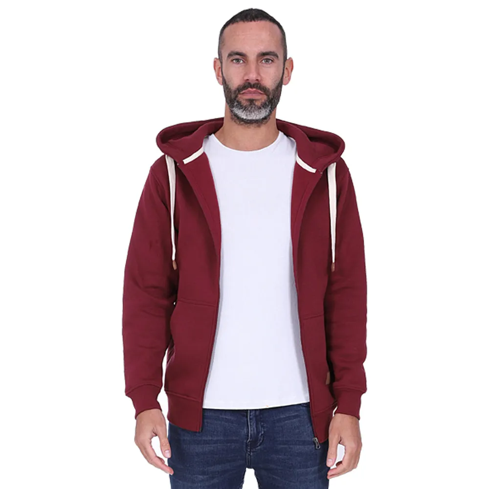 Men's Full Zip Fleece Hoodie - Charcoal