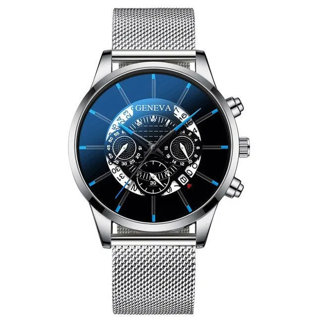 Men's Luxury Brand Quartz Business Watch By Geneva. Our #1 Top Seller!