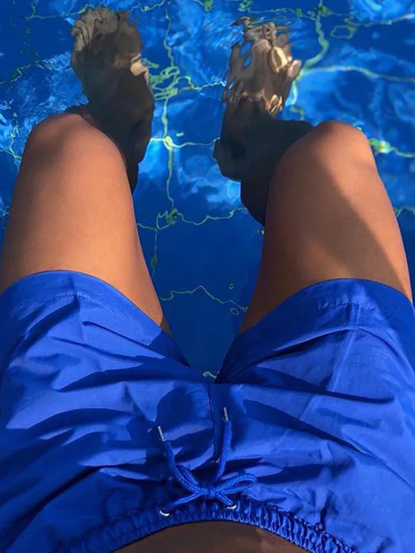 Men's Plain Sweat Wicking Quick Drying Outdoor Shorts
