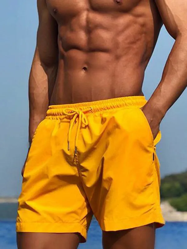 Men's Plain Sweat Wicking Quick Drying Outdoor Shorts