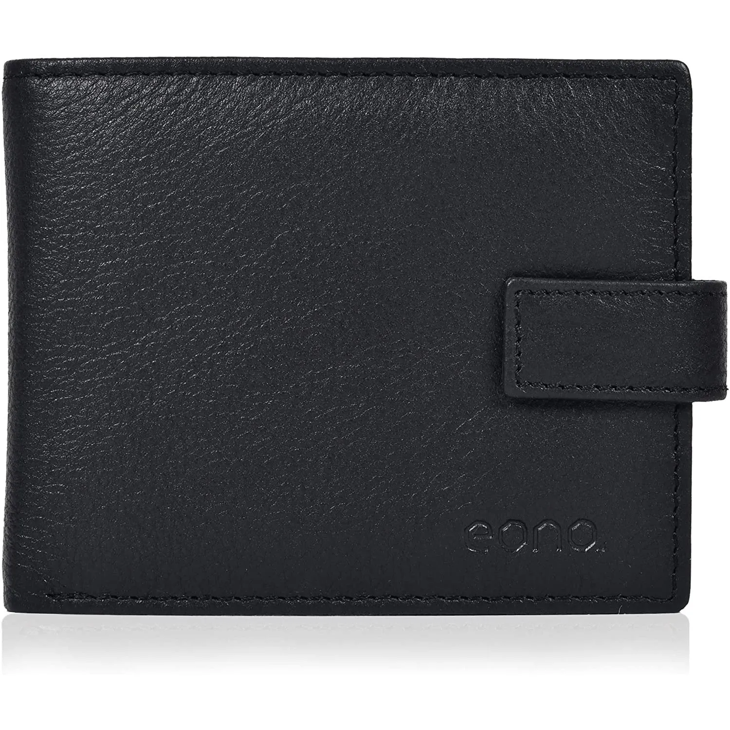 Mens RFID Protected Slim Purse Wallet with Coin Pocket