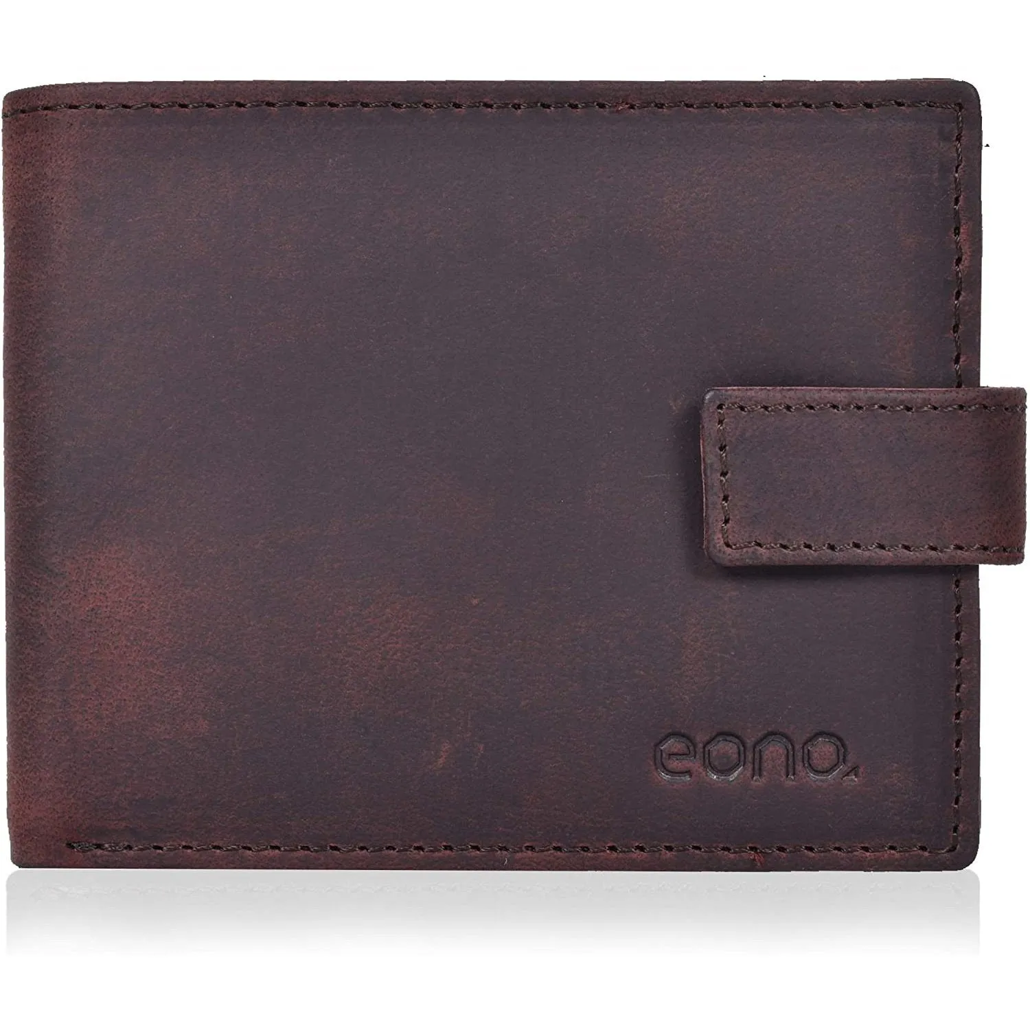 Mens RFID Protected Slim Purse Wallet with Coin Pocket