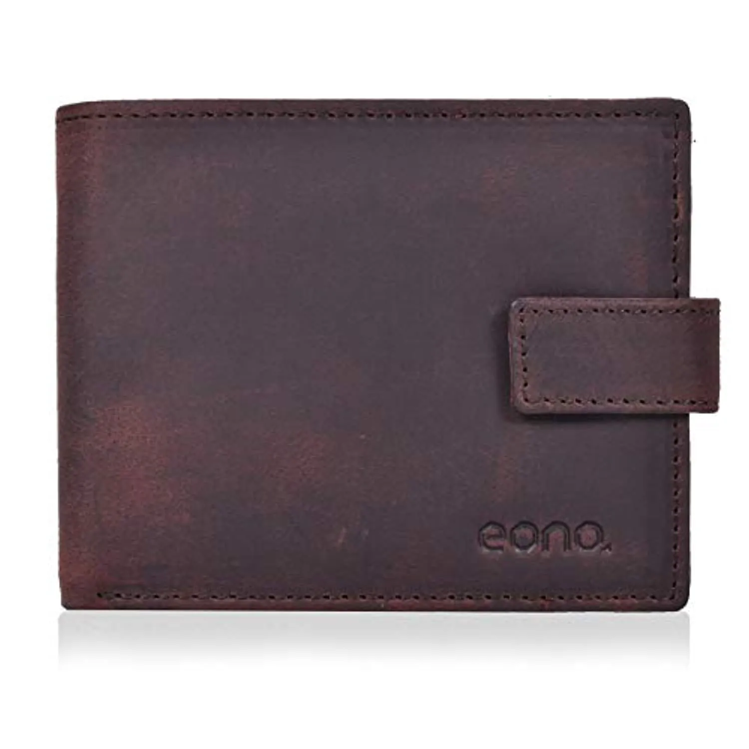 Mens RFID Protected Slim Purse Wallet with Coin Pocket