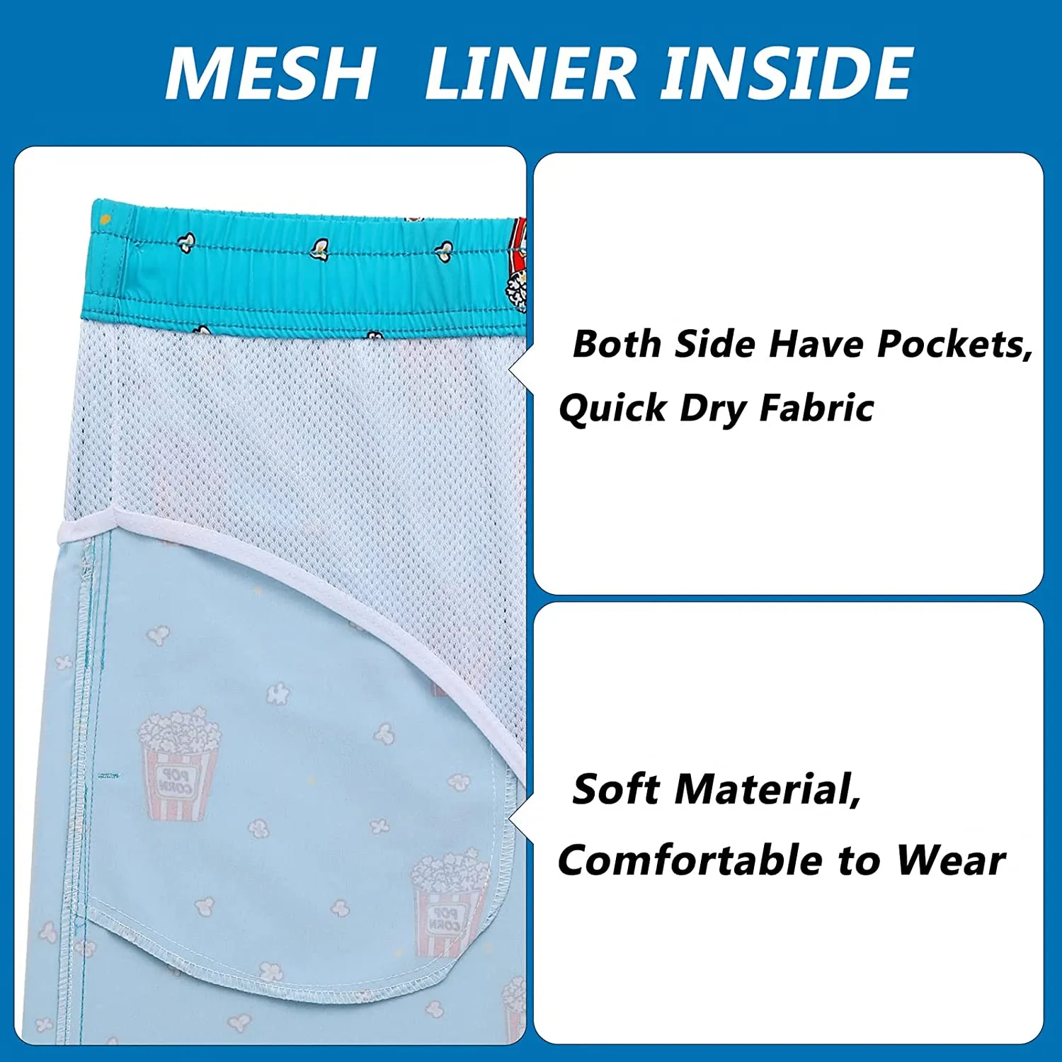 Men's swimming trunks quick dry beach shorts