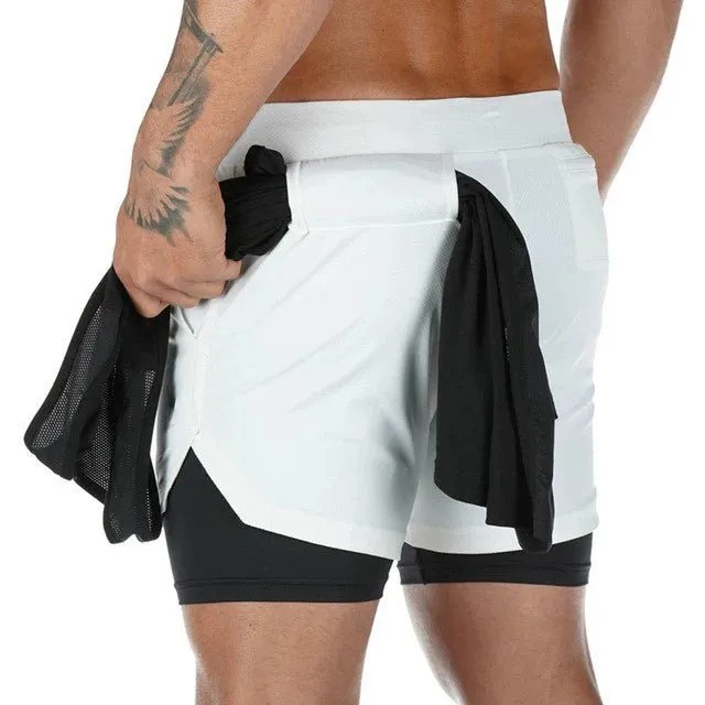 Men's Workout Sport Shorts Male Gym Fitness Beach Pant Quick-Dry Shorts