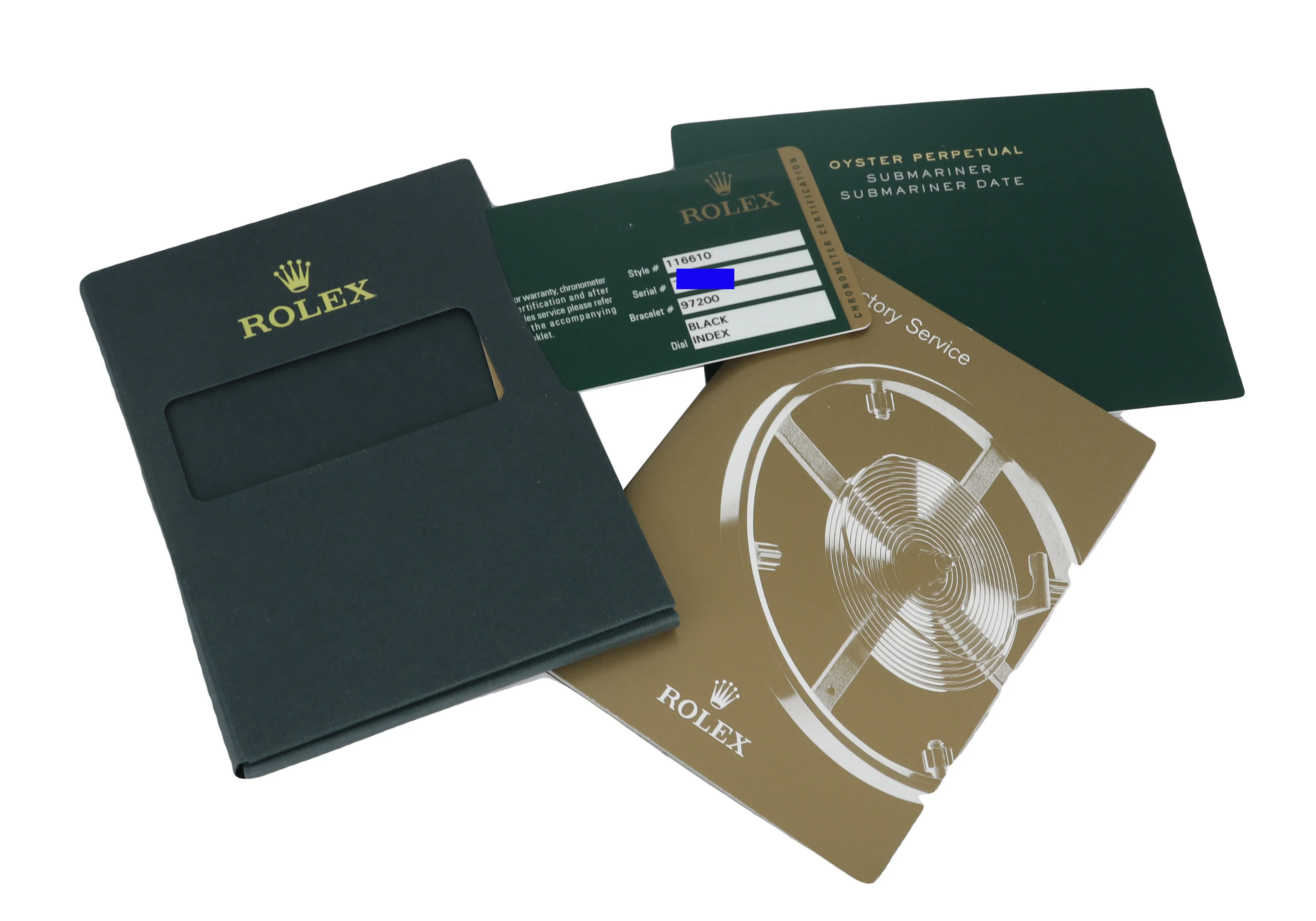 MINT 2014 Rolex Submariner Date 116610LN Stainless Black Ceramic 40mm B P Watch