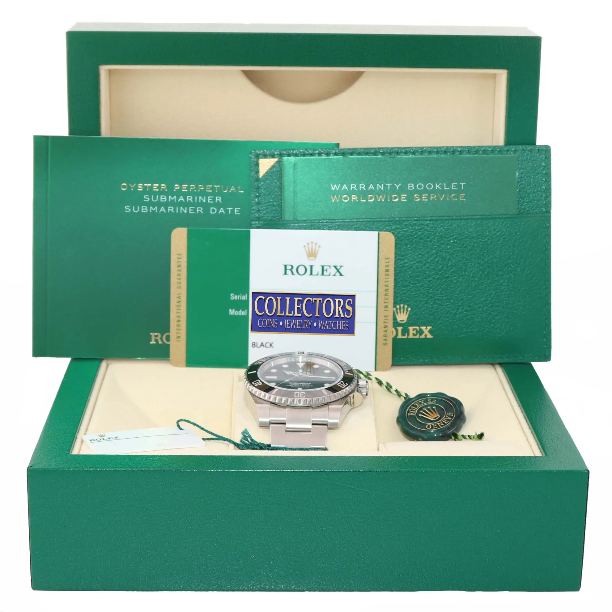 MINT 2015 PAPERS Rolex Submariner No-Date 114060 Steel Black Ceramic Watch Box