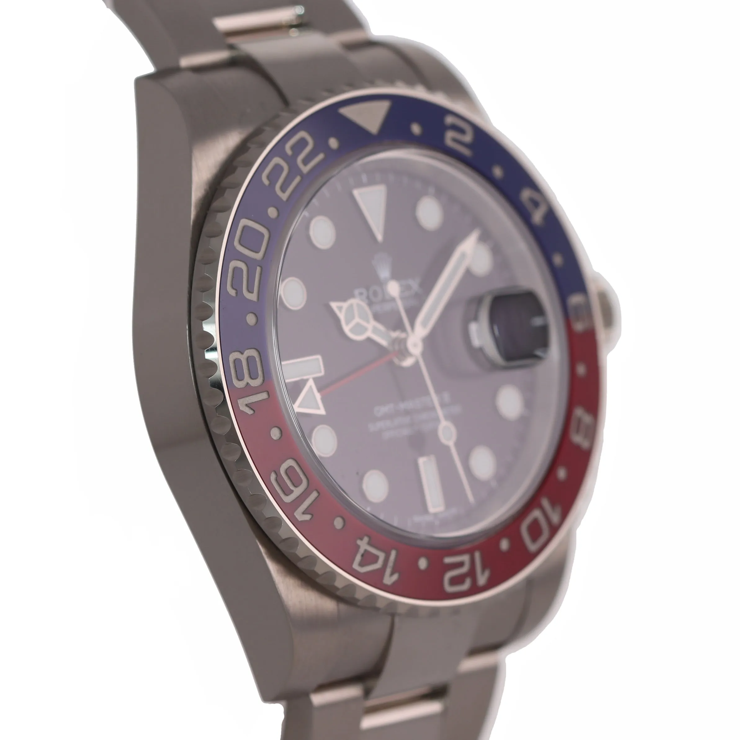 MINT PAPERS Rolex GMT-Master 2 Pepsi 18K White Gold 116719 40mm BLRO Watch Box