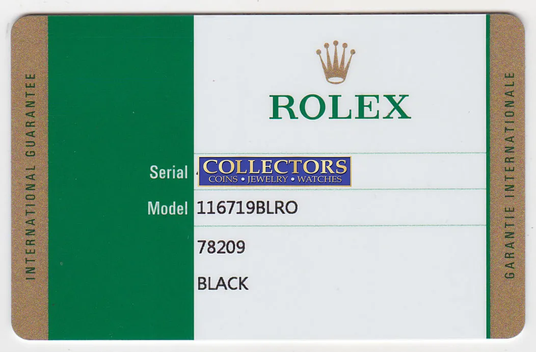 MINT PAPERS Rolex GMT-Master 2 Pepsi 18K White Gold 116719 40mm BLRO Watch Box