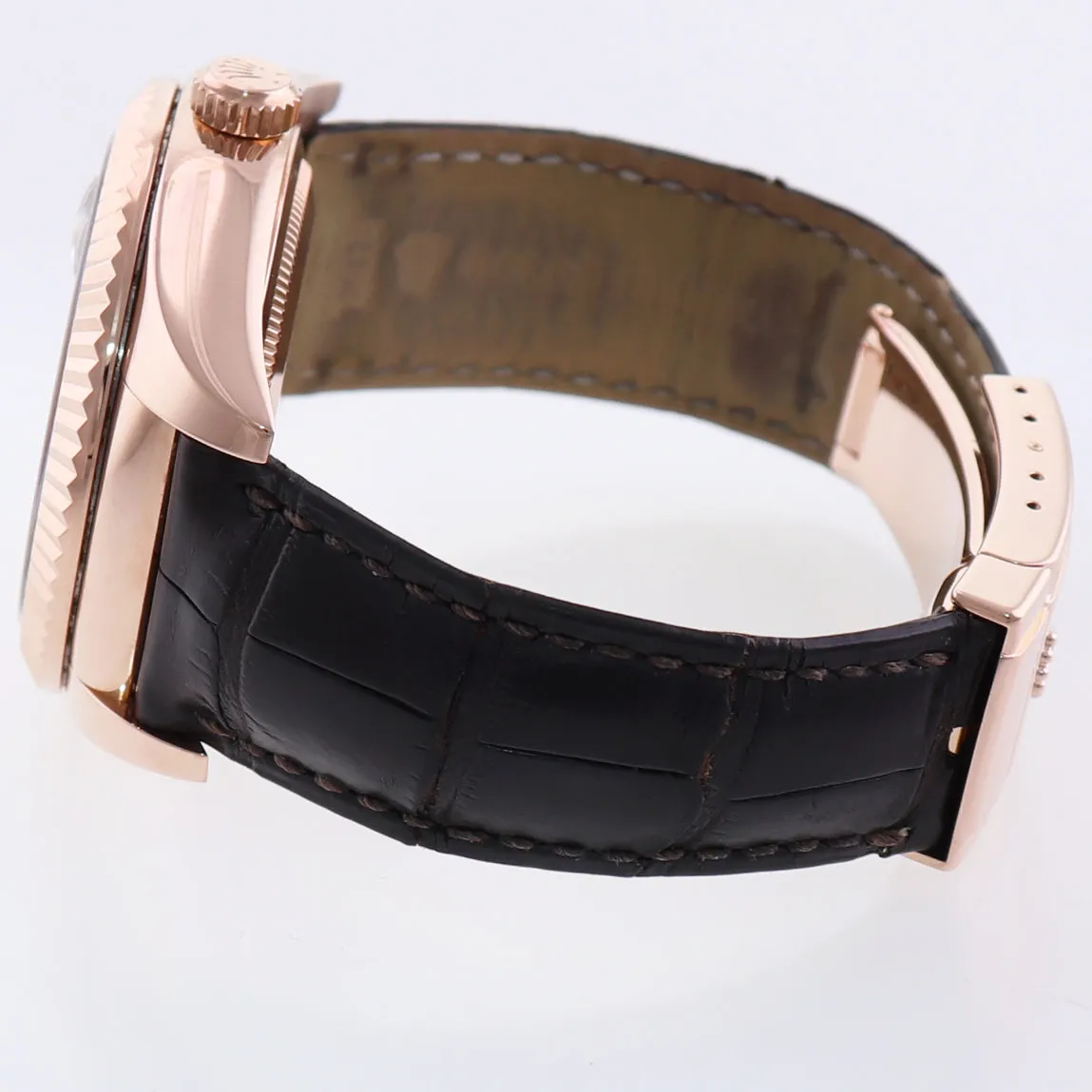 MINT PAPERS Rolex Sky-Dweller Rose Gold 326135 42mm Chocolate Watch Box