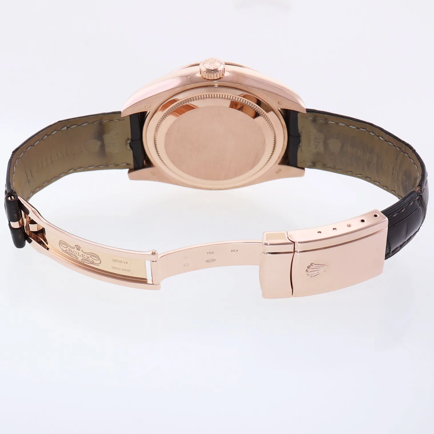 MINT PAPERS Rolex Sky-Dweller Rose Gold 326135 42mm Chocolate Watch Box