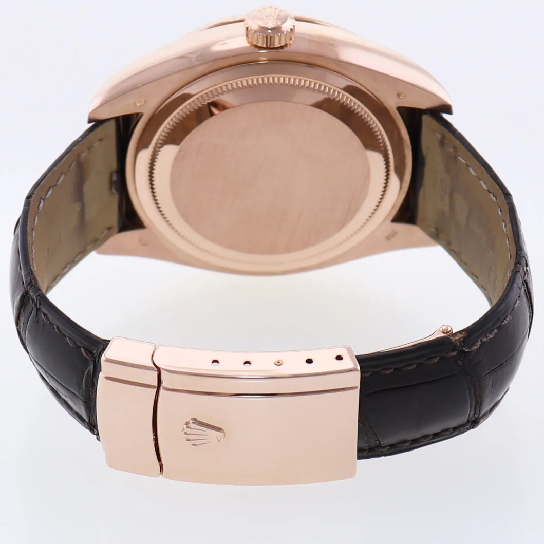 MINT PAPERS Rolex Sky-Dweller Rose Gold 326135 42mm Chocolate Watch Box