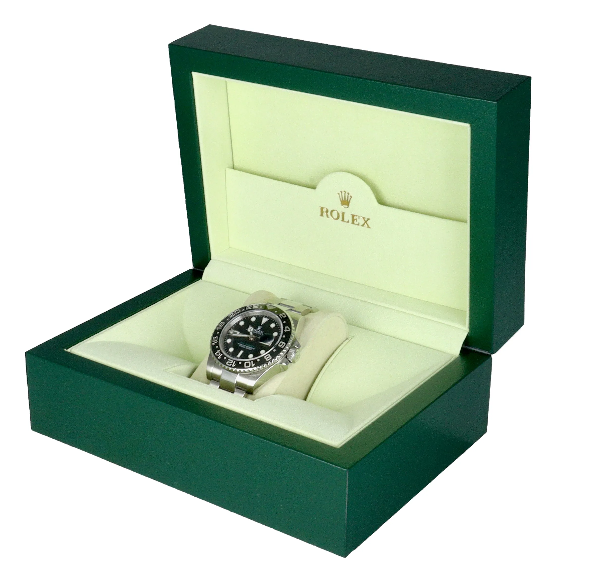 MINT Rolex GMT-Master II Black Stainless Steel 40mm Ceramic 116710 LN Watch