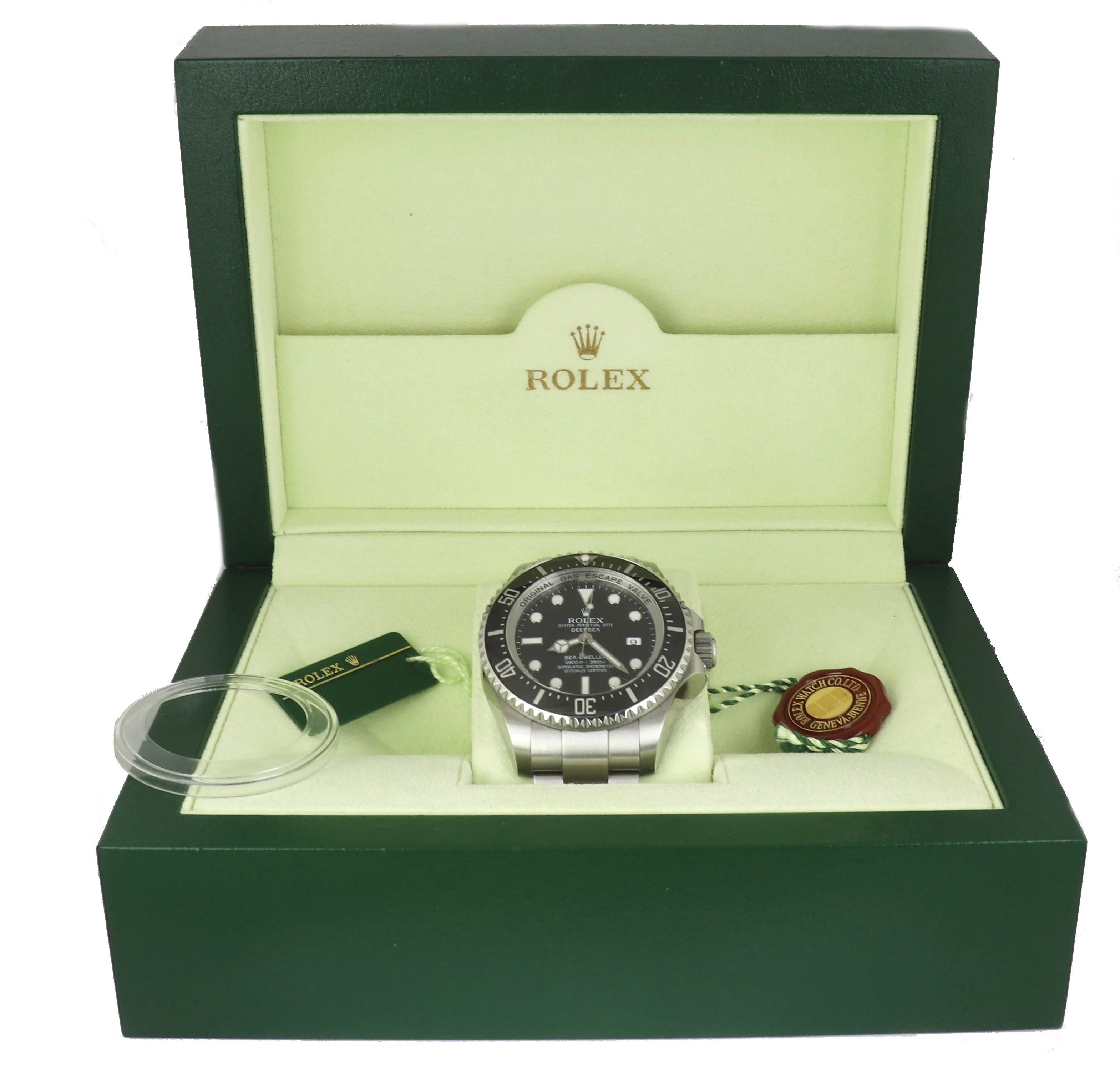 MINT Rolex Sea-Dweller Deepsea 116660 Stainless Steel 44mm Black Dive Ceramic