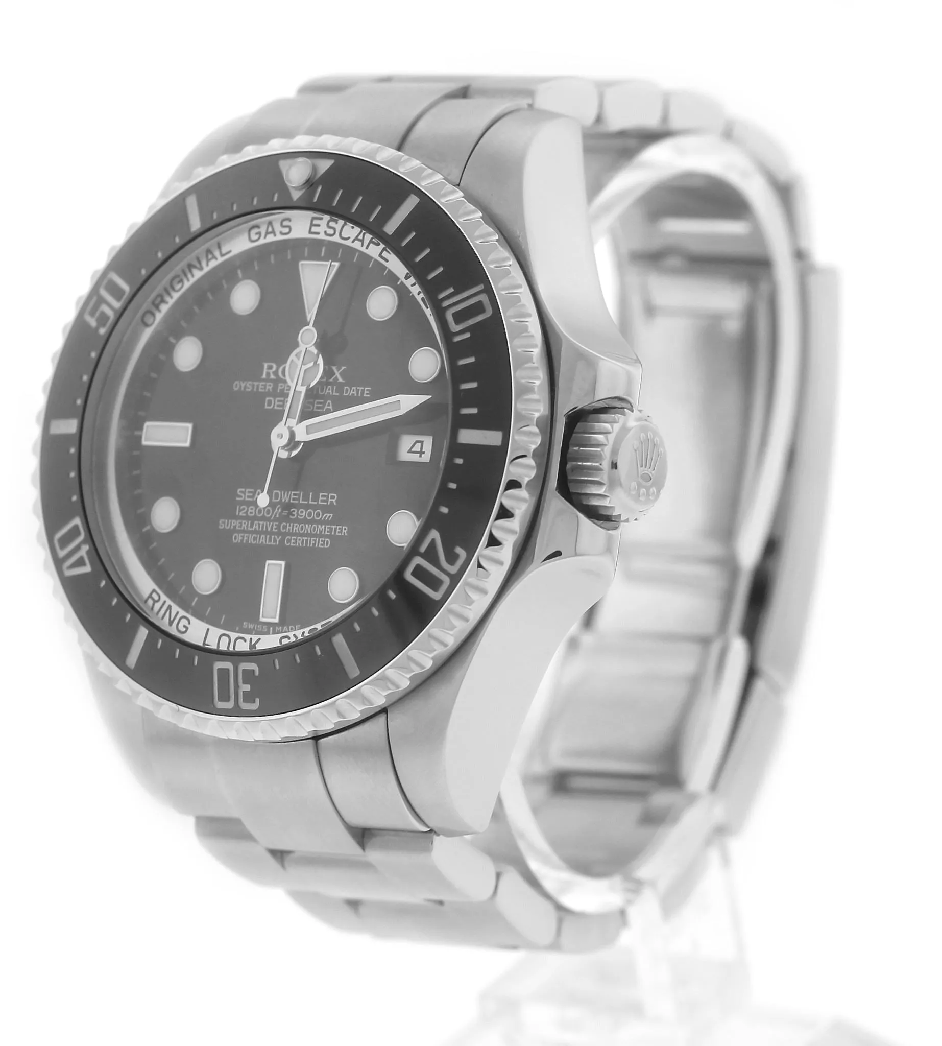 MINT Rolex Sea-Dweller Deepsea Stainless Steel 44mm Black Dive Watch 116660 BOX