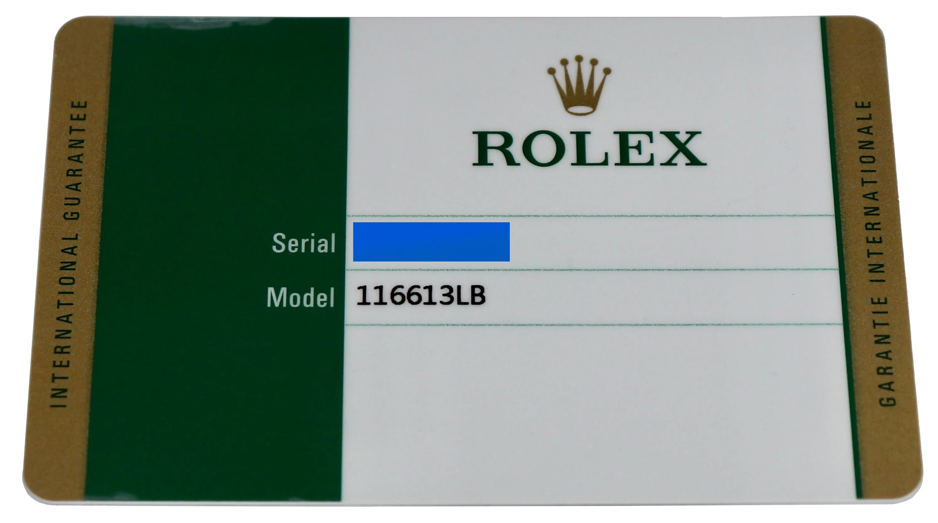 MINT Rolex Submariner Sunburst Blue Ceramic Two-Tone 18K Gold 116613 LB B P