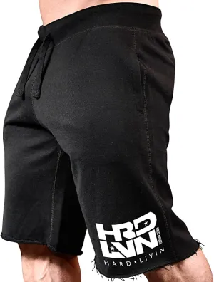 Monsta Clothing Co. Sweat Shorts Hard Livin HRD-LVN Fitness Gym Men's Workout