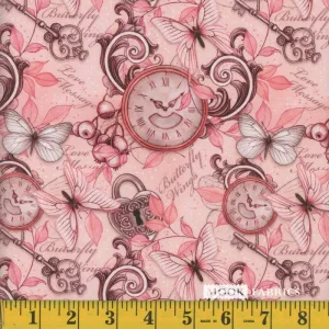 Mook Cotton Clocks & Watches 1121-9486 Rose 124507