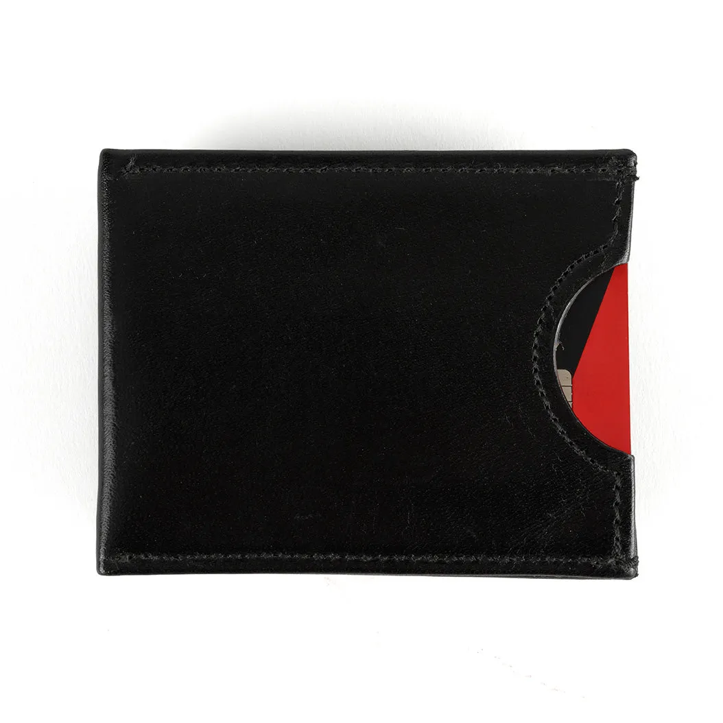 Moore and Giles Non Stitch Magnetic Money Clip in Brompton Black