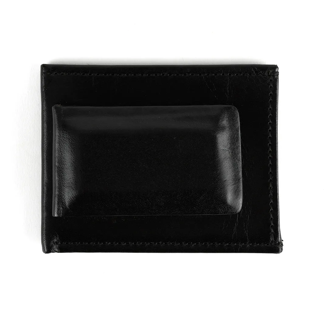 Moore and Giles Non Stitch Magnetic Money Clip in Brompton Black