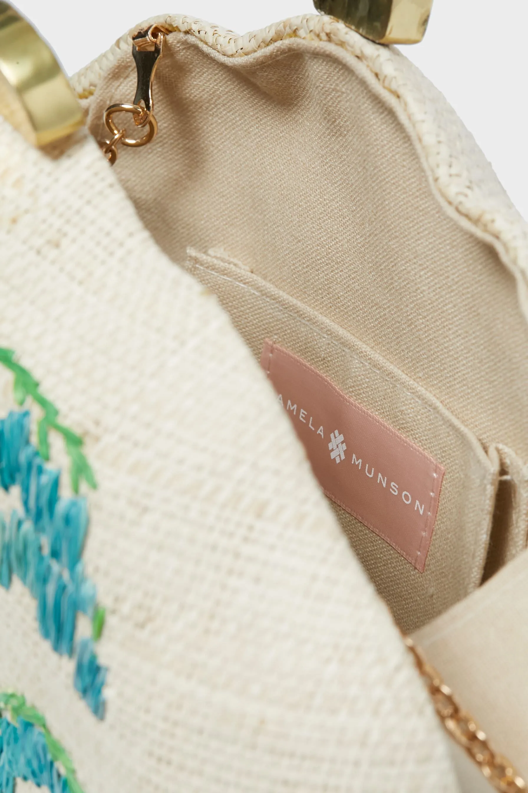 Natural Blue Bluebell Clutch