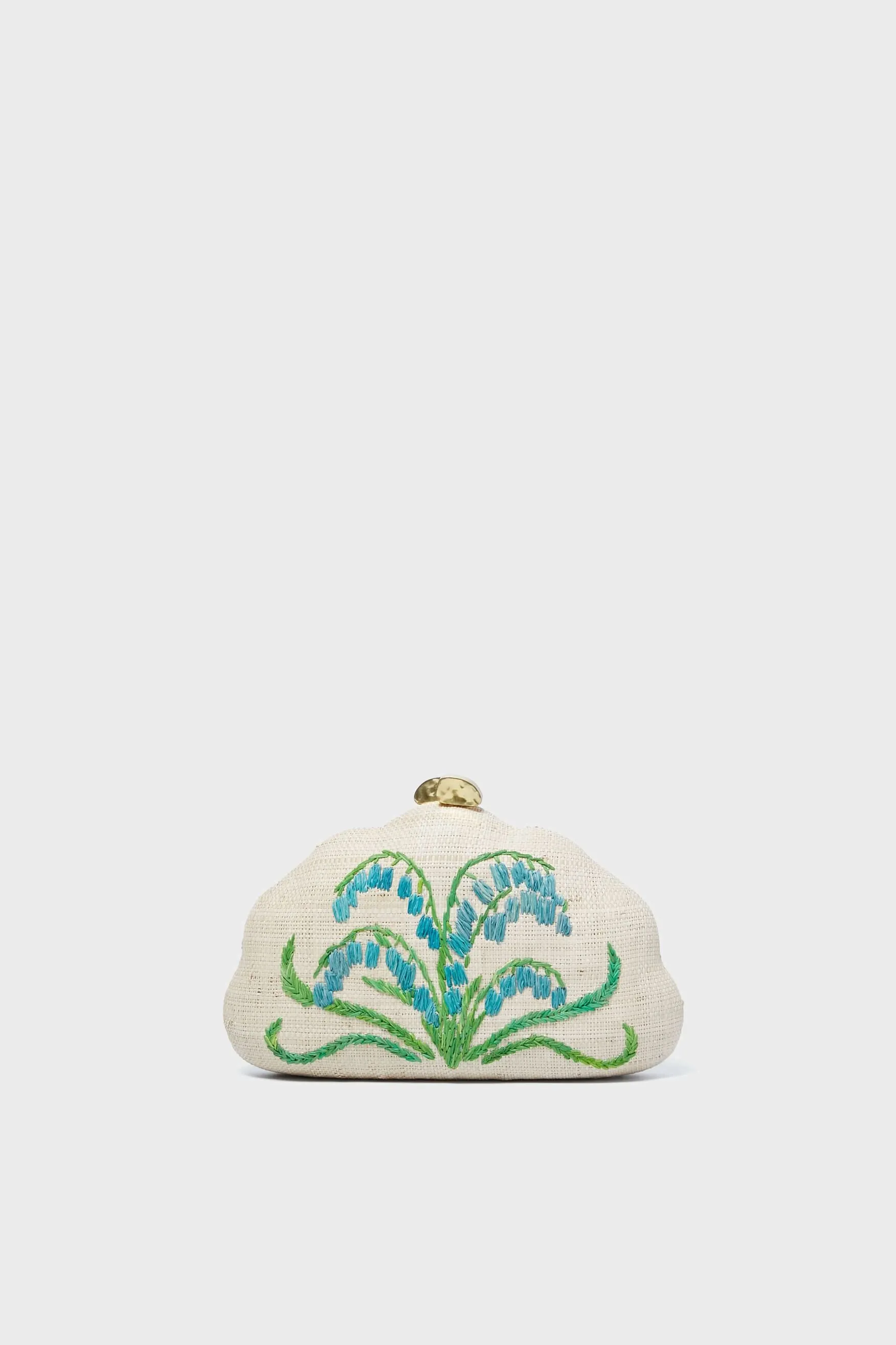 Natural Blue Bluebell Clutch