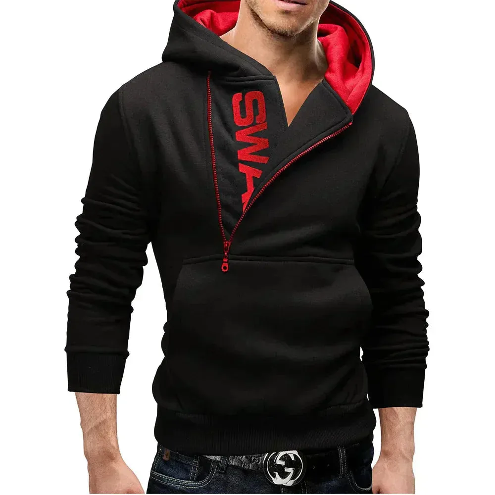 Neil: Side-zip stylish hoodie