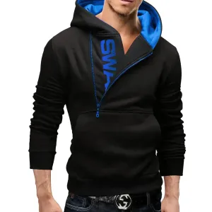 Neil: Side-zip stylish hoodie