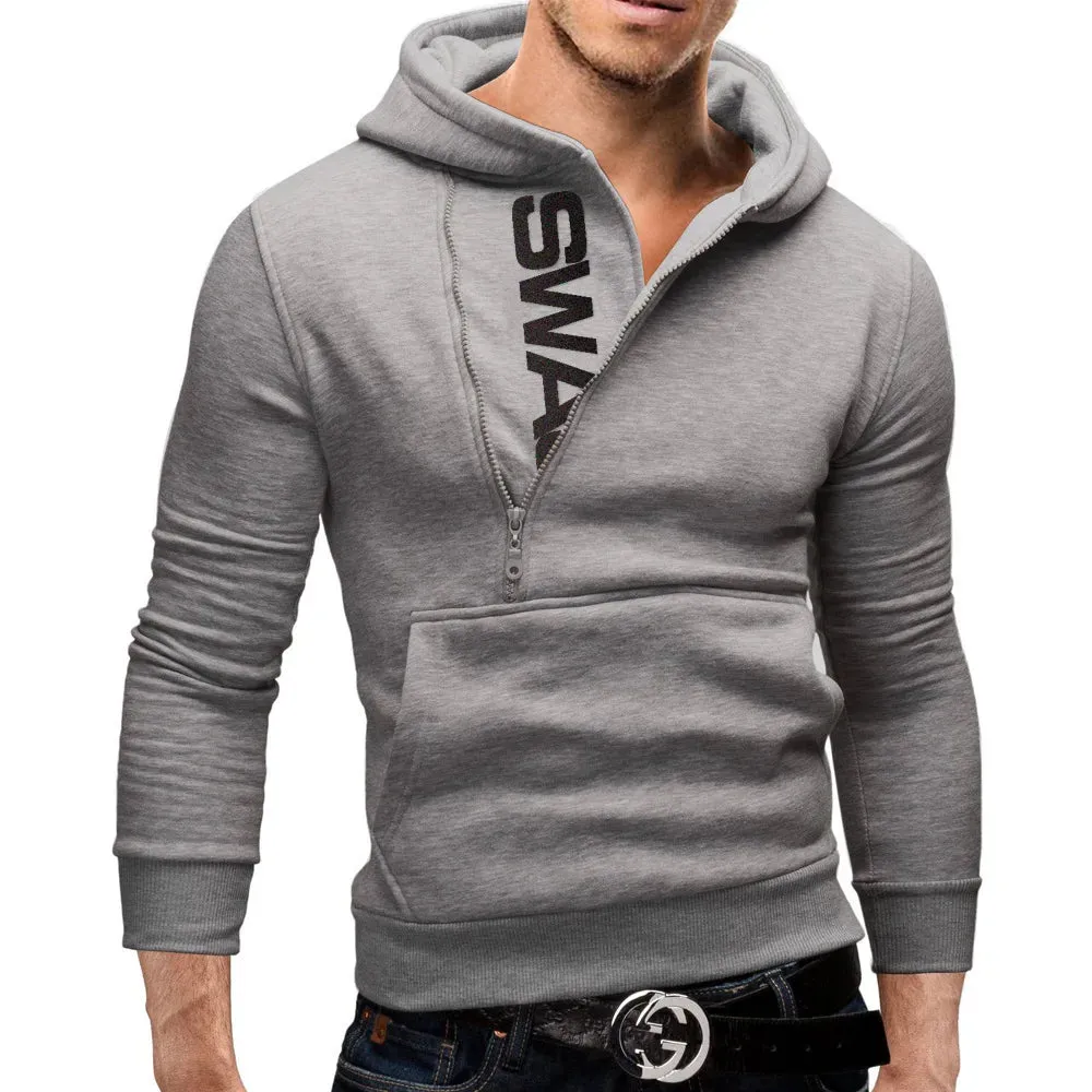 Neil: Side-zip stylish hoodie