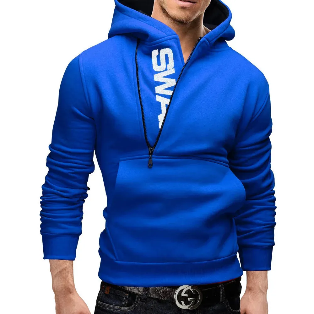 Neil: Side-zip stylish hoodie