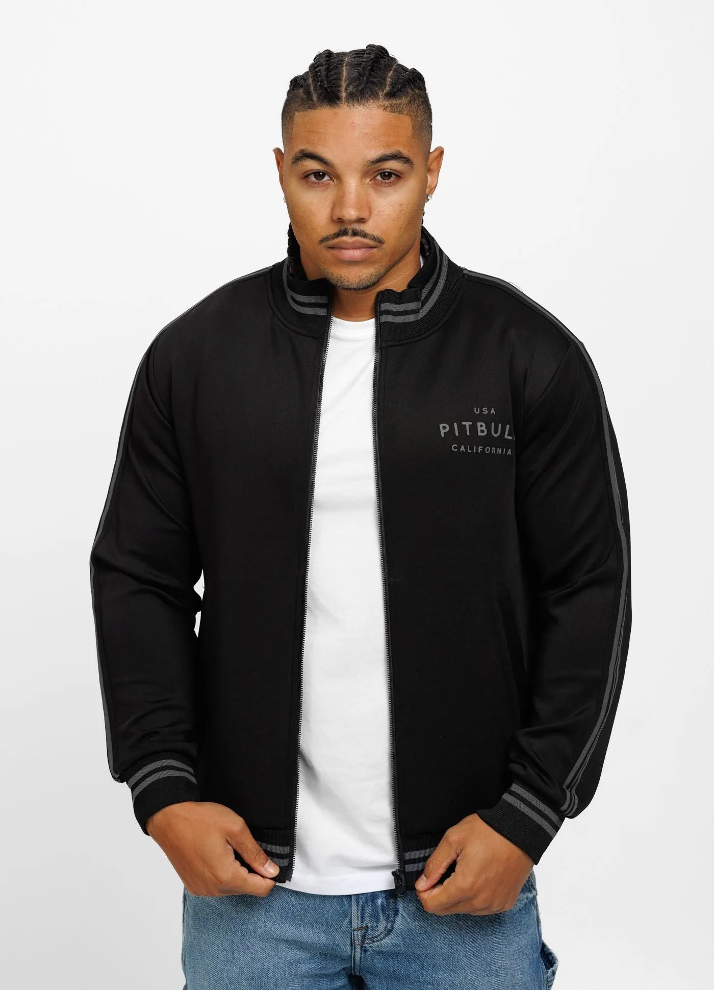 Nelson Oldschool Sweatjacket - Black