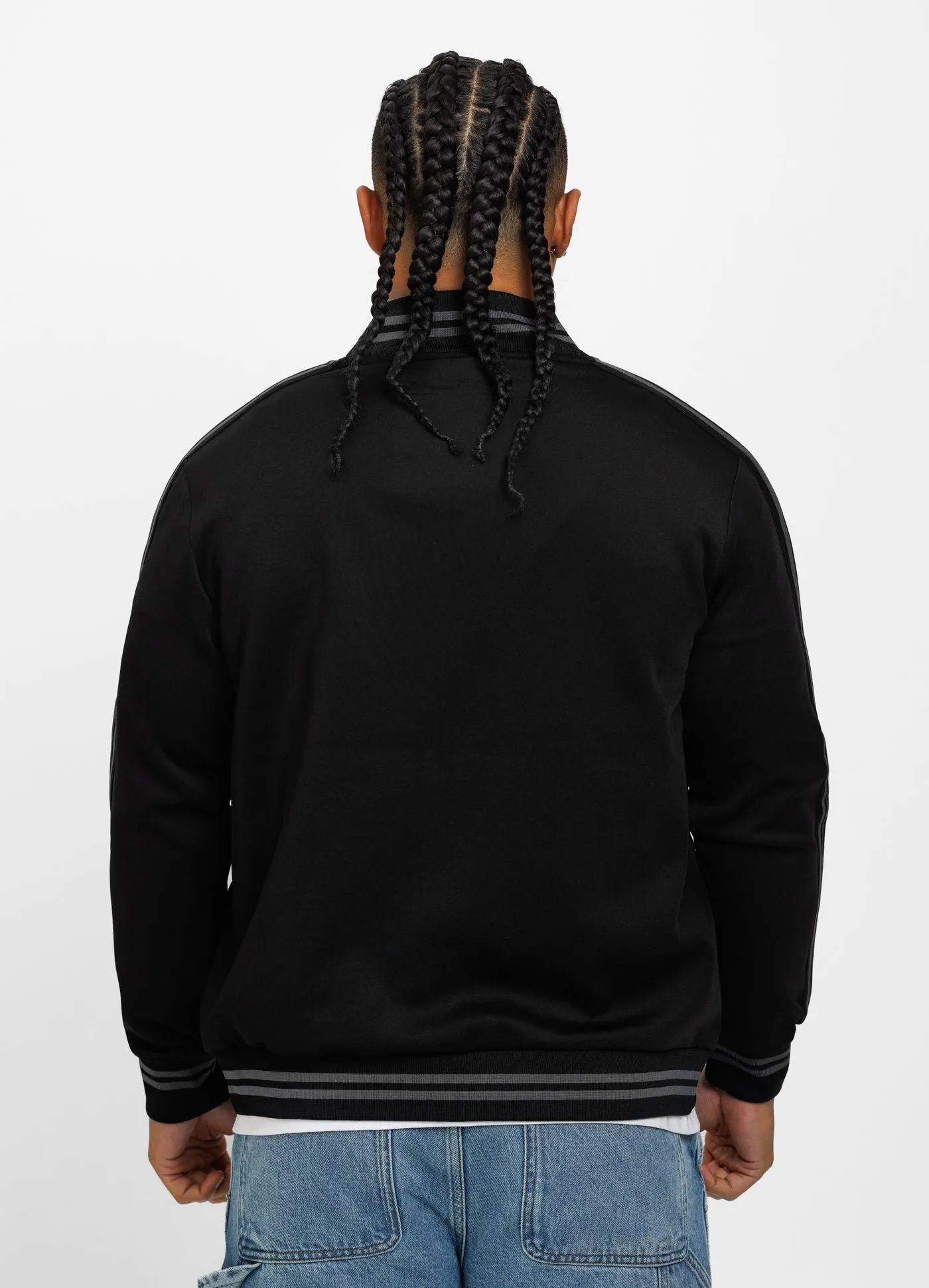 Nelson Oldschool Sweatjacket - Black