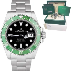 NEW 2020 Rolex Submariner 41mm Date GREEN KERMIT Black Ceramic Watch 126610 LV