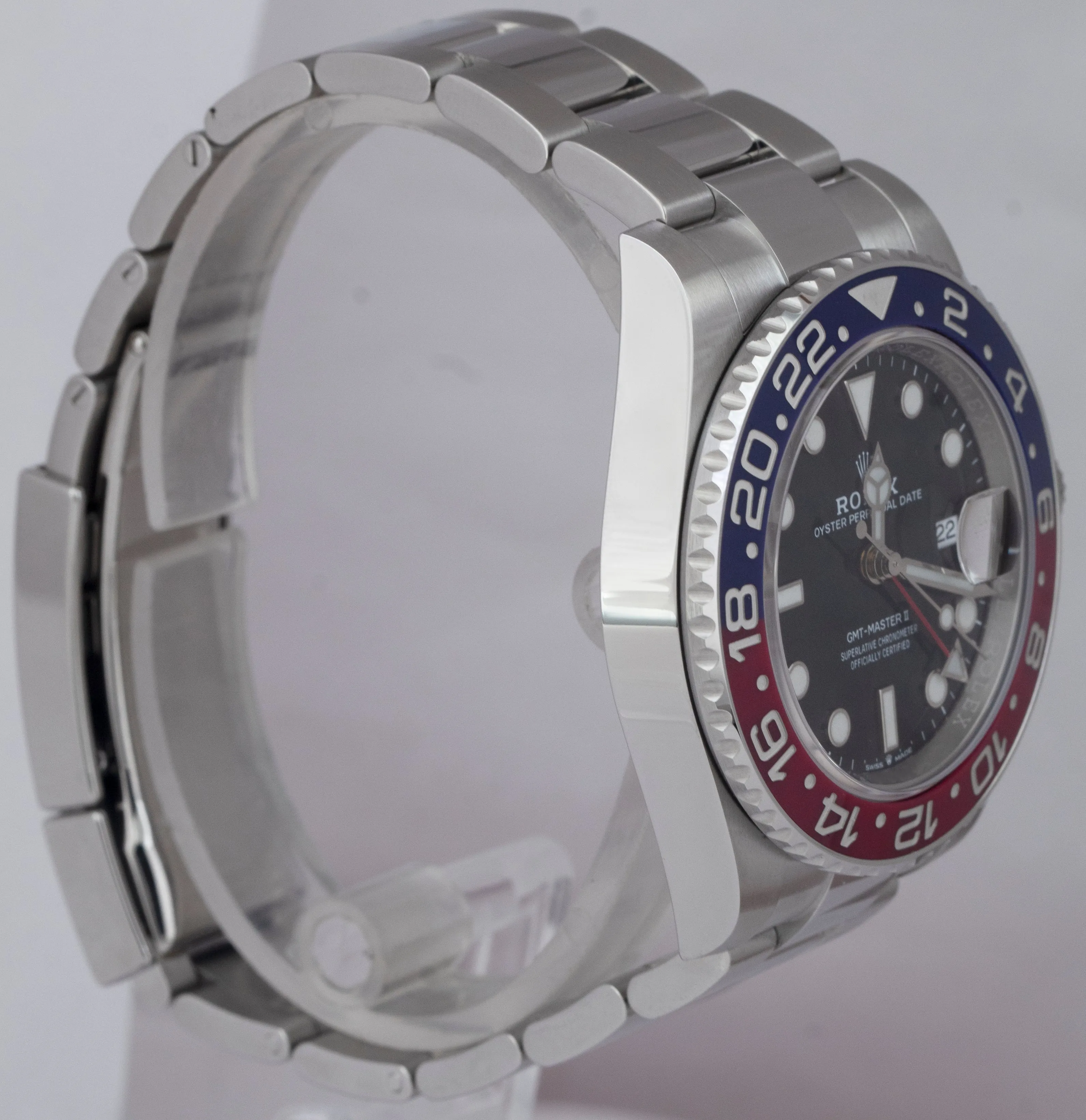 NEW 2021 Rolex GMT-Master II Ceramic PEPSI OYSTER BRACELET 40mm 126710 BLRO