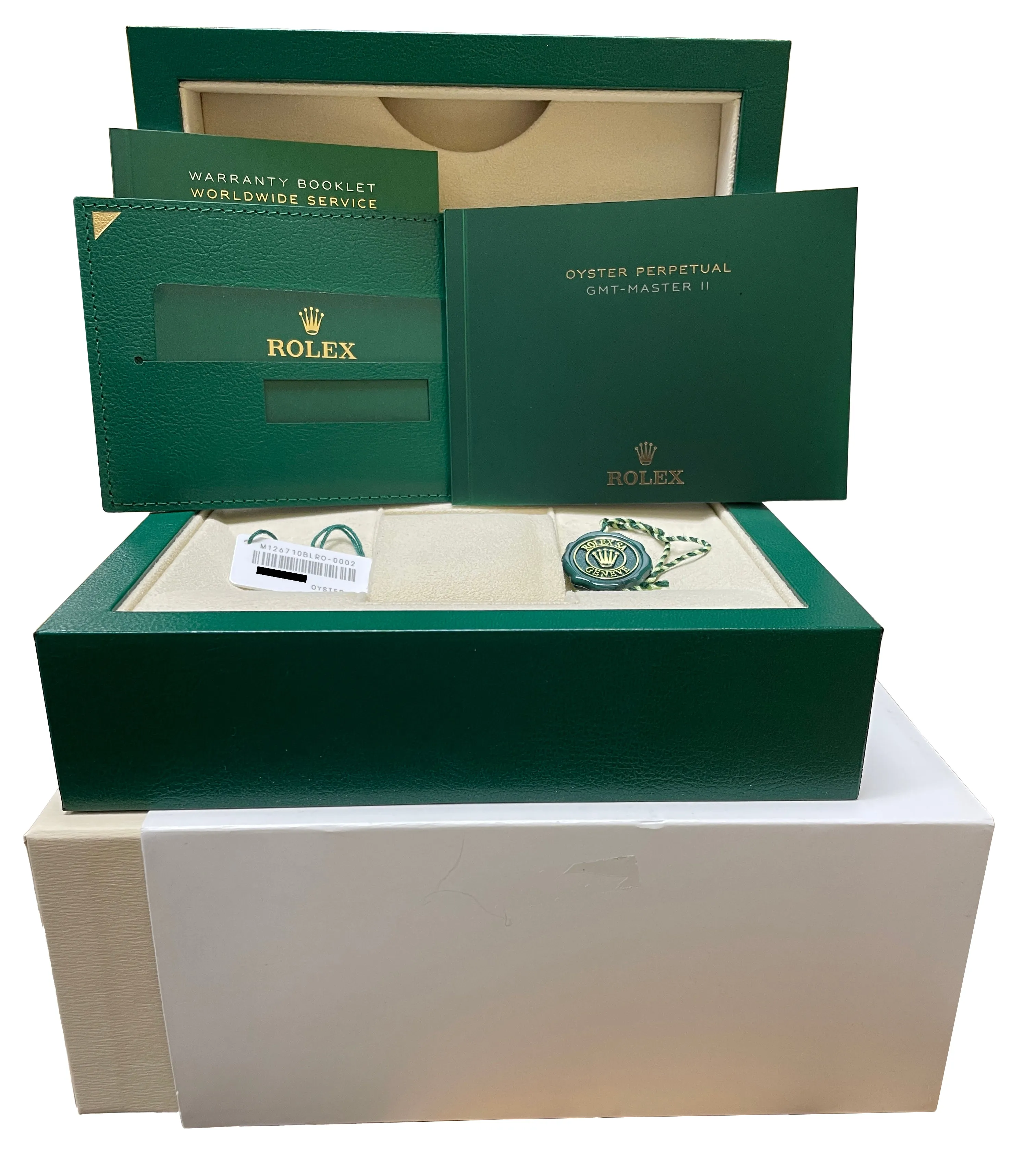 NEW 2021 Rolex GMT-Master II Ceramic PEPSI OYSTER BRACELET 40mm 126710 BLRO
