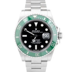 NEW 2024 PAPERS Rolex Submariner 41mm Date GREEN KERMIT Watch 126610 LV B P