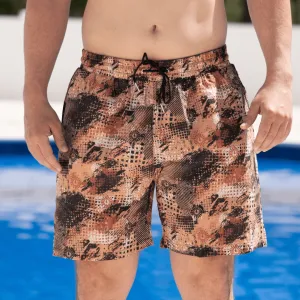 New Age Camo - Lined Swim Trunks