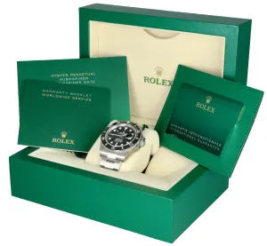 NEW APRIL 2021 Rolex Submariner 41 Date Stainless Black Ceramic Watch 126610 LN