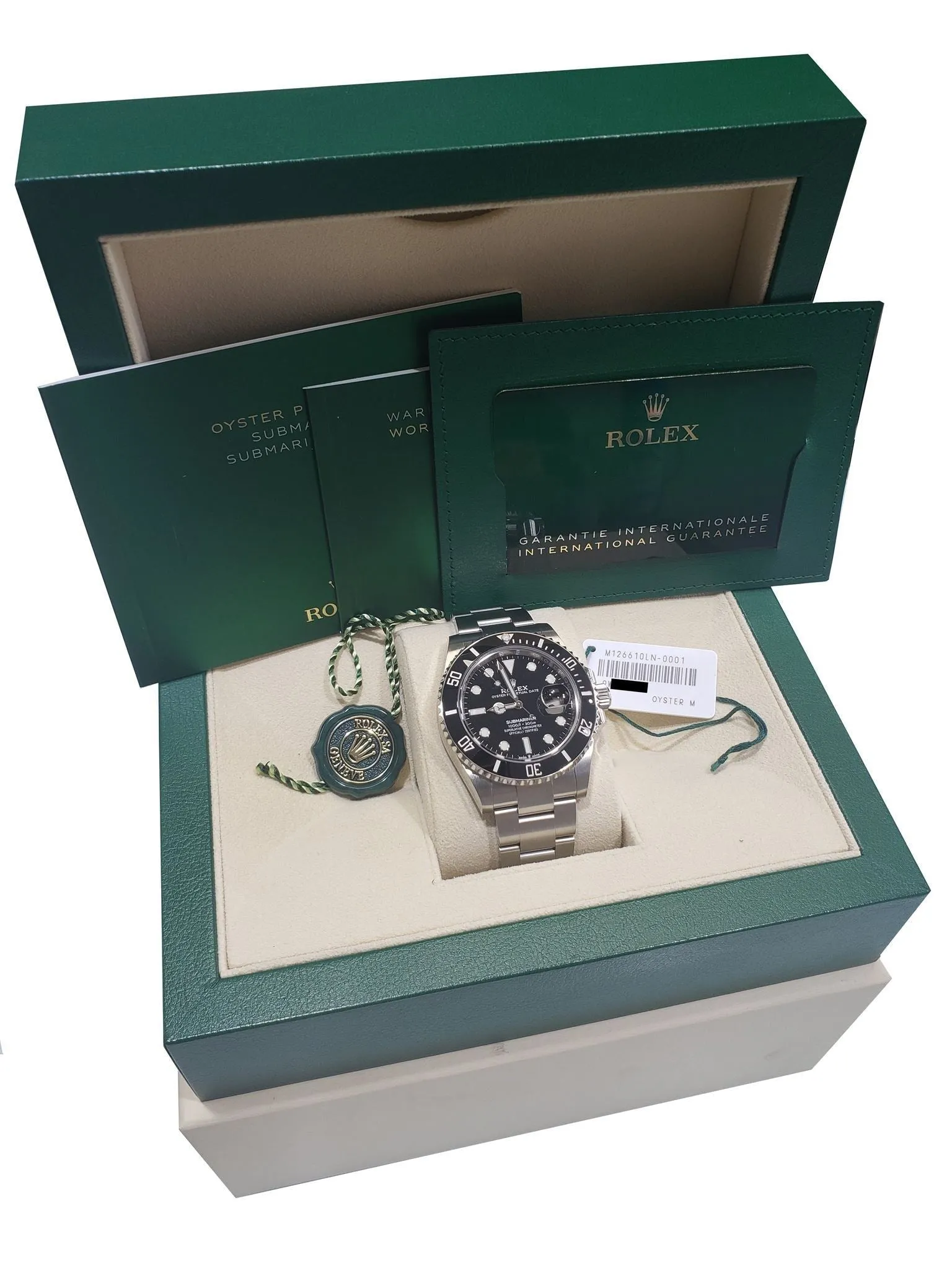 NEW JUNE 2022 Rolex Submariner 41 Date Stainless Black Ceramic Watch 126610 LN